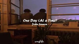john lennon - one day (at a time) // sub. español