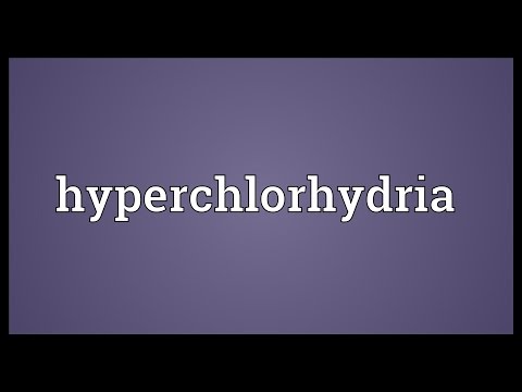 Header of hyperchlorhydria