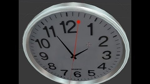 BGE Clock - Blender Game Engine
