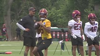 Commanders hold first practice of training camp | NBC4 Washington