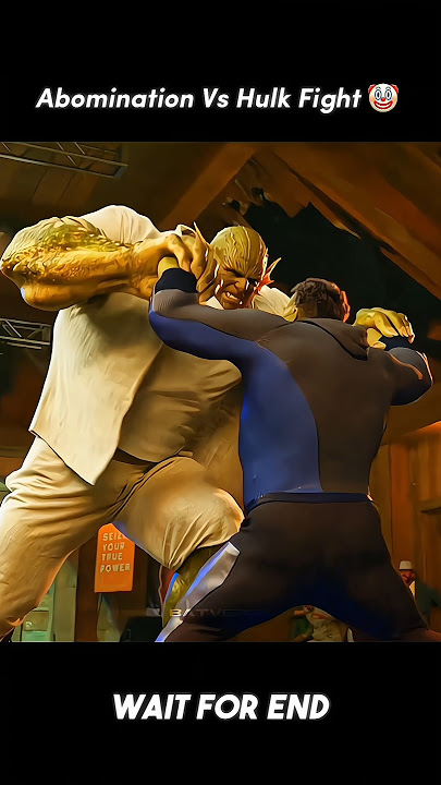 Abomination Vs Hulk Fight Is Good But 🤯 #shorts