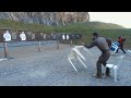 treino de TIRO DA POSIÇÃO SENTADA