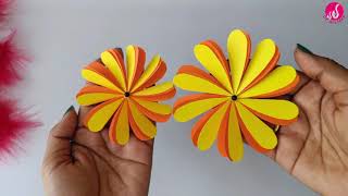 Paper Craft Wall Hanging Ideas |  DIY Room Decor Craft Idea || School project