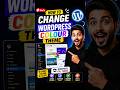 PART# 01 How To Change WordPress Colour Theme 🎨 #wordpresstutorial #wpcolourtheme #shorts