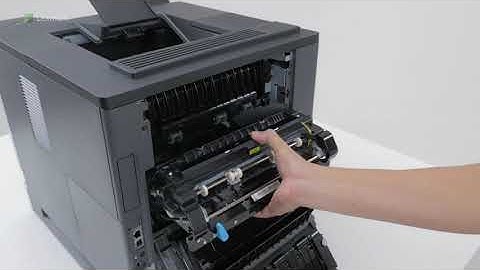 Lexmark XM5365 - Replacing the Hot Roll Fuser