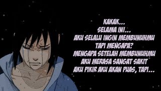 KATA-KATA PERPISAHAN SASUKE DAN ITACHI (VOICE ACTION) #2