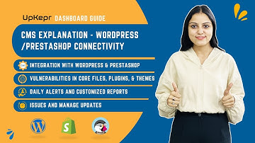 UpKepr Dashboard Guide - How to Connect and Manage WordPress & PrestaShop CMS