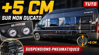 Fiat Ducato : montage suspensions pneumatiques TIMPRO (+5 cm)