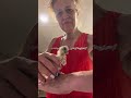 The sweetest scissor beak silkie chick with The Good Shepherd Natalie