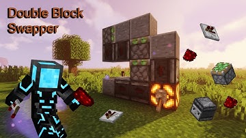 Super Simple Double Block Extender (Easy Redstone Tutorial)✅
