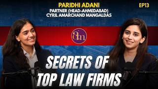 Internships, Placements & Career Tips- Tier 1 Law Firms | Paridhi Adani CAM Partner (Head-Ahmedabad)