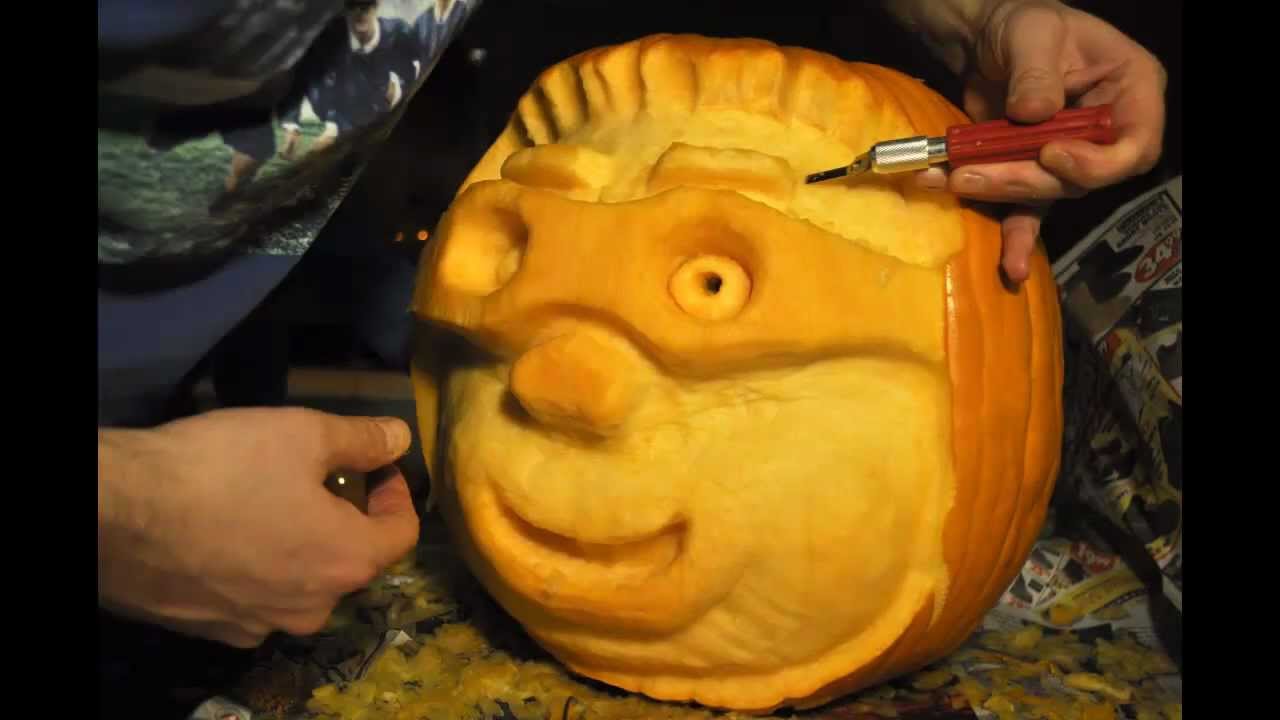 Pumpkin Carving of Wyatt from Super Why - YouTube