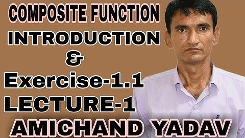 MATH || COMPOSITE FUNCTION || LECTURE -1||  12th RBSE CBSE ||