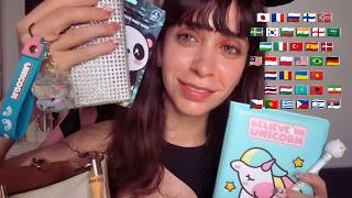 ASMR | What’s in My Bag in 35 Languages (The BEST Triggers!👀) screenshot 3