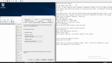 How to configure a template in ADCA just for ADFS to request a certificate