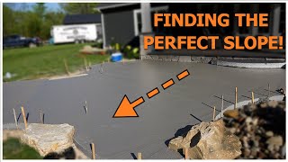 How Much Slope for Exterior Concrete?!