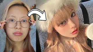 Gyaru's winter Fairy Makeup & HAUL