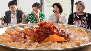 강원도 양양에서 수육 대접과 물막국수 비빔막국수 먹방 / 맛나면 좋은 친구 / Tasty Fella MUKBANG 🍽