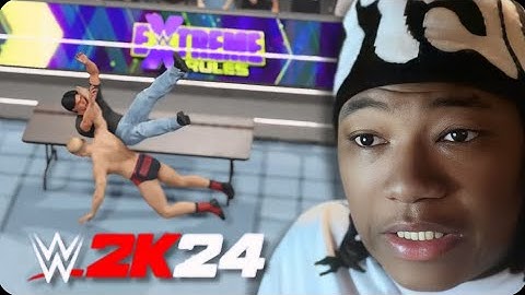 WWE2K24 But If You Go Through A Table... Your Eliminated