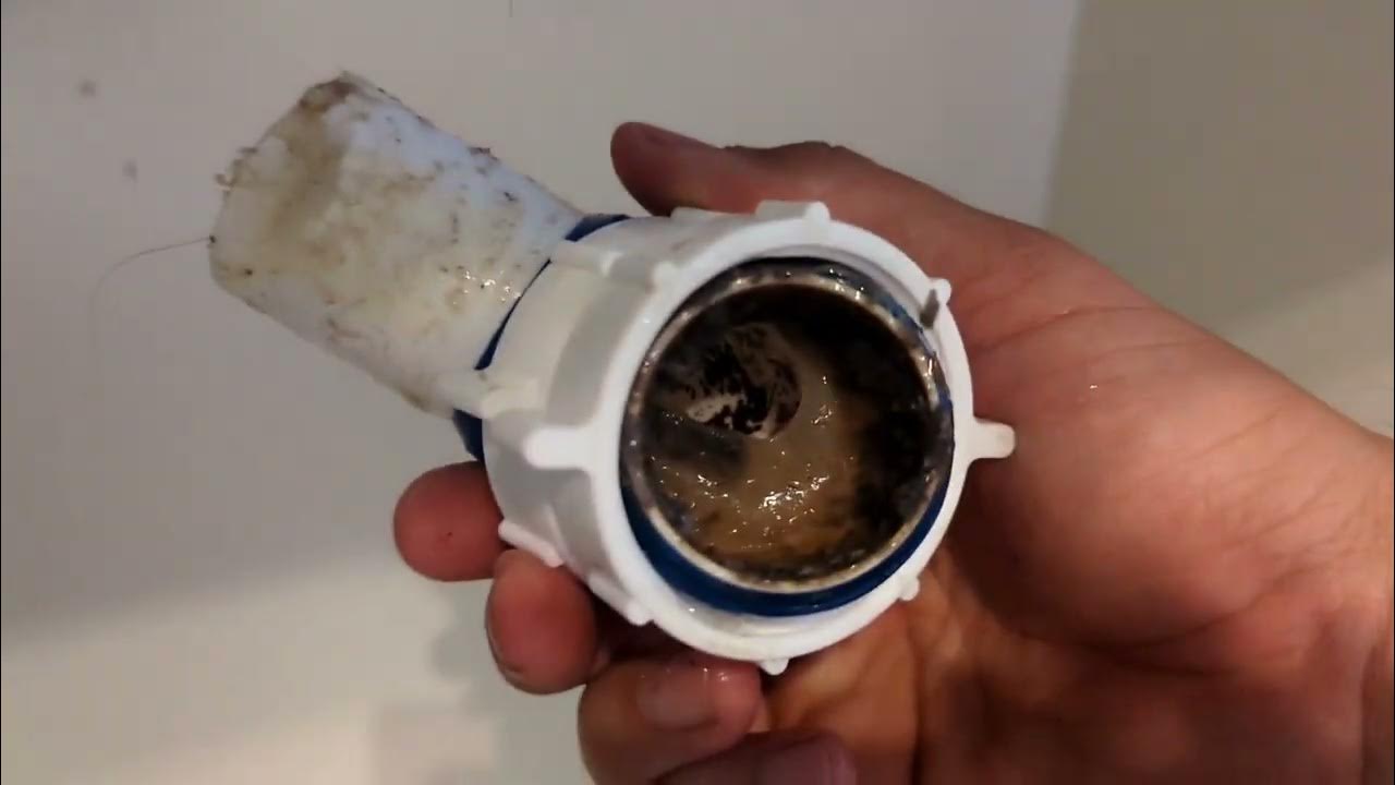 Man Tips Unclog a Sink Drain YouTube