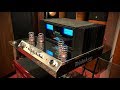 NEW McIntosh MA352 Hybrid Amplifier driving TANNOY Cheviot Loudspeakers!