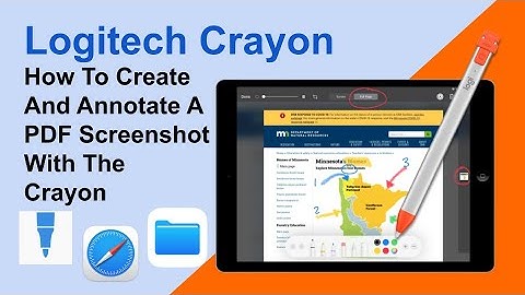 How To Create An Annotated PDF Screenshot With Logitech Crayon