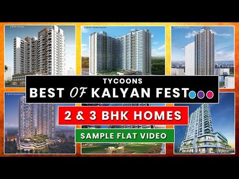 Tycoons Best Of Kalyan Fest, Kalyan 2 bhk Flat for Sale, 2 BHK Sample  Flat Video