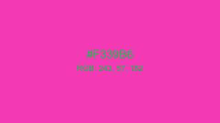 Project All Colours F339B6 RGB 243,57,182