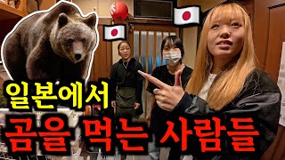 일본 여행 중… 실제 살아있는 곰을 만나고 말았습니다
