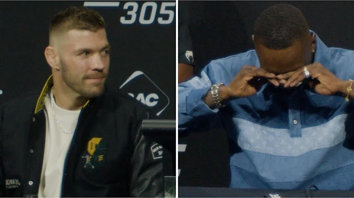DRICUS DU PLESSIS VS ISRAEL ADESANYA TRASH TALK HIGHLIGHTS UFC 305