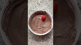 Chocolate Greek yogurt bowl