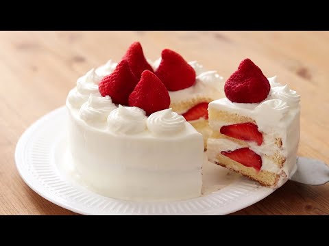 Strawberry CakeChantilly：Fraise & Plain Genoise｜HidaMari Cooking