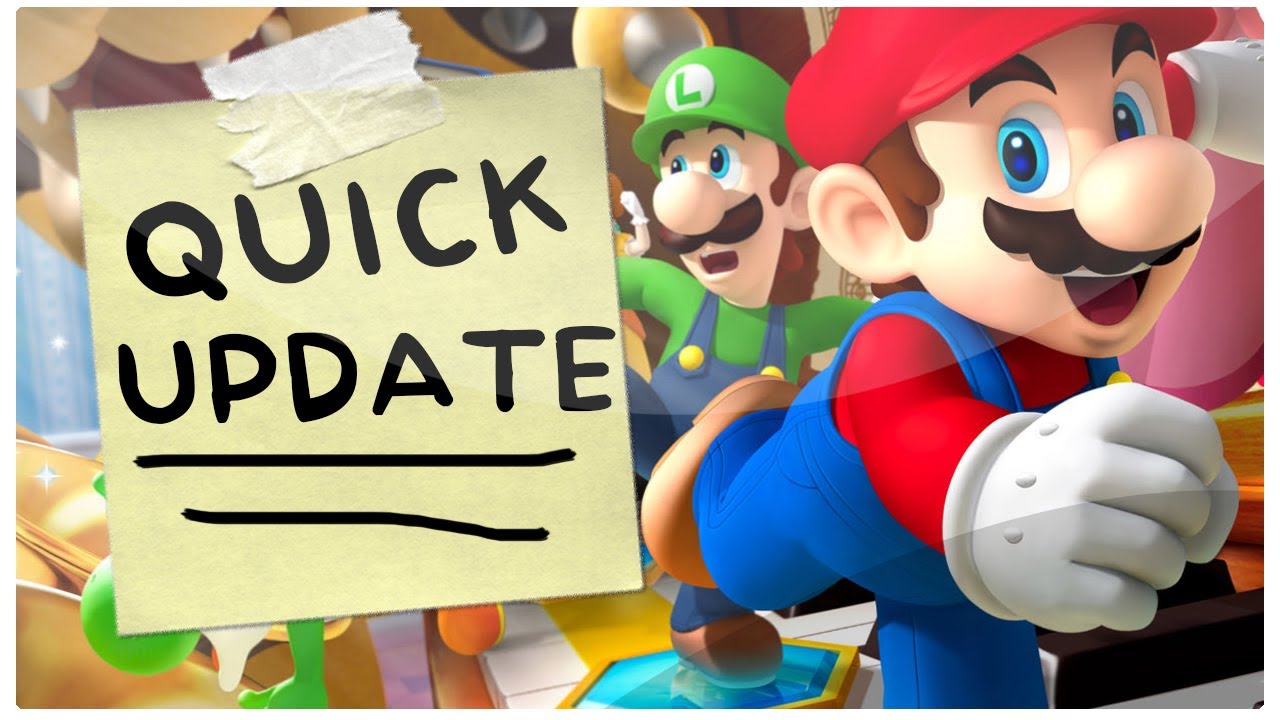 Quick Update: Super Mario Sunshine, 500 Subscribers and ShaunOfNintendo
