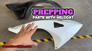 Doing it Wrong!  Prep your Gelcoat parts this way and  that paint will stick like your EX.