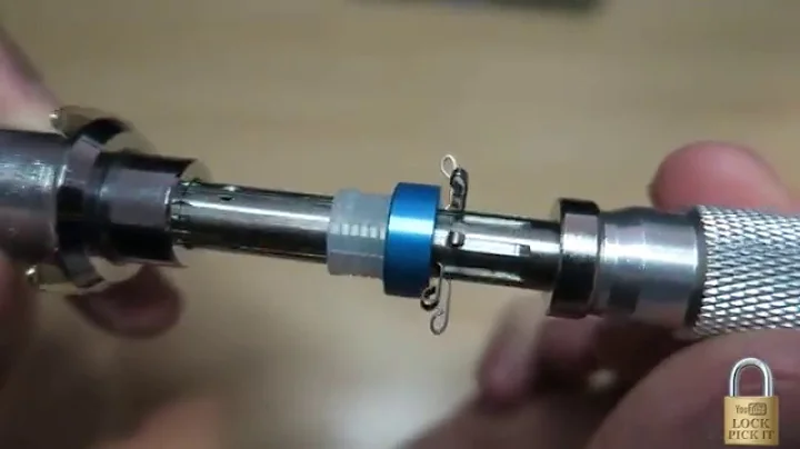 Huk Tubular 7 Pins Lock Pick Tool Set, Product demo and lock picking