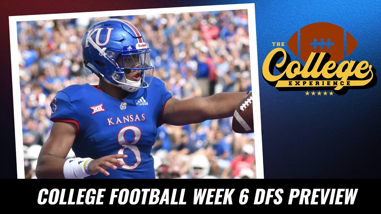 College Football Week 6 DFS Show The College Football Experience