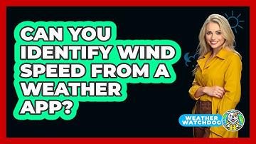 Can You Identify Wind Speed From A Weather App?