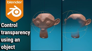 Control Transparency using an object in Blender3D