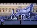 [4K HDR] Walk in a Summer Evening from Piazza Farnese to Piazza di Pietra | Rome, Italy | Slow TV