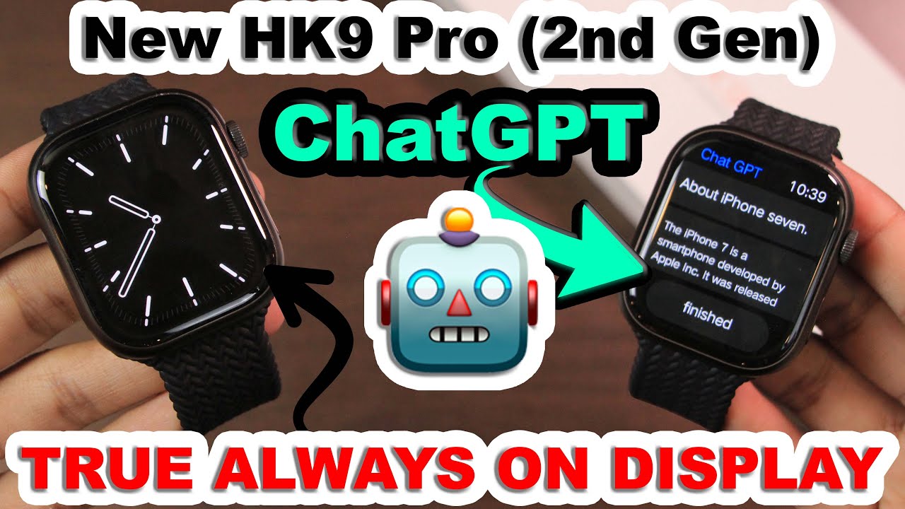 NEW HK9 Pro AMOLED (2nd Gen) FULL REVIEW - 46MM, True Always On Display,  ChatGPT & More! 