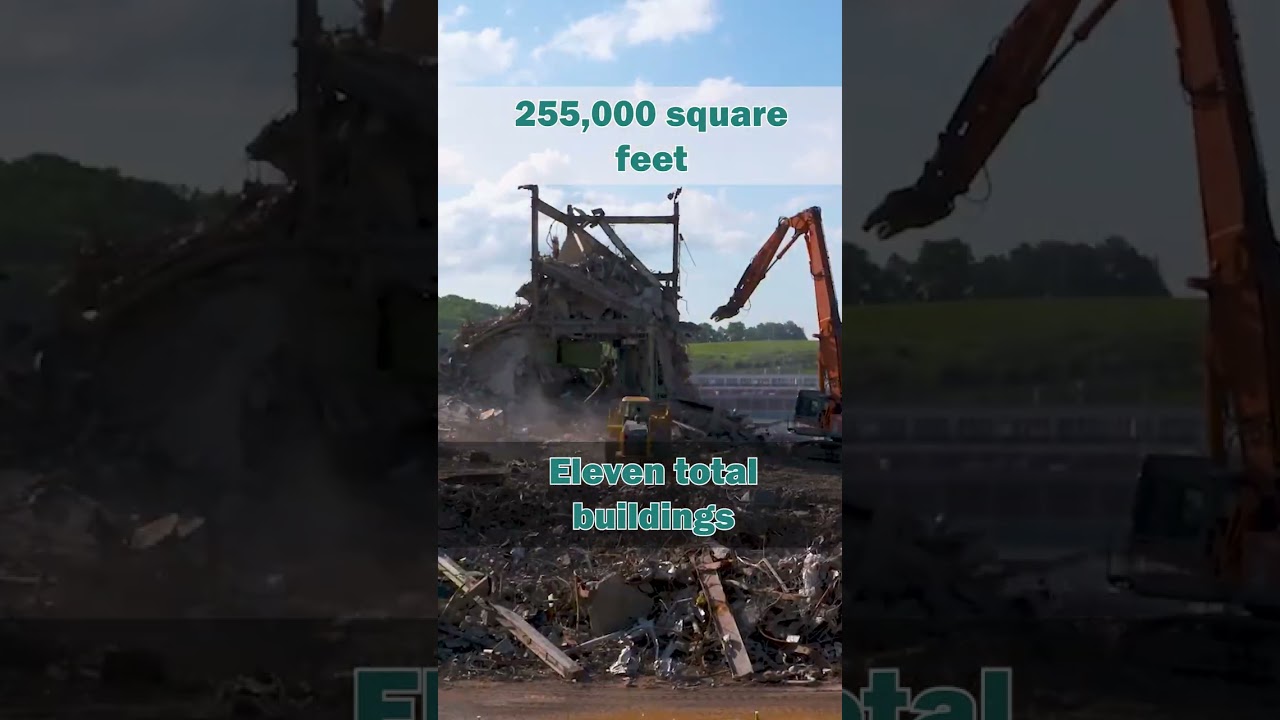 Throwback Thursday | Y-12 Biology Complex Demolition #UCORTODAY #TEAMUCOR #UCOR #demolition