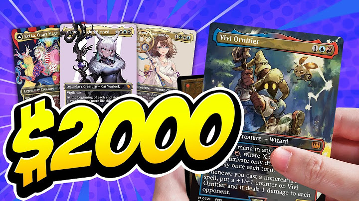 I Spent $2000 On Final Fantasy - Magic the Gathering 2025