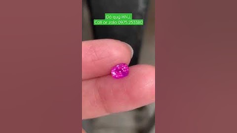 Ruby thiên nhiên, nặng 1,25 cts. giá 32 triệu.