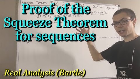 Proof of the Squeeze Theorem (for sequences) [ILIEKMATHPHYSICS]