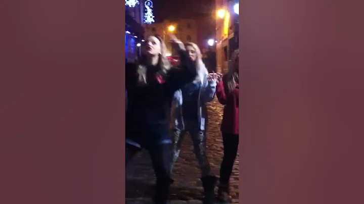 Singing and dancing to pop rocket