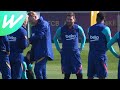 Barca players have fun as they train ahead of huesca  la liga  202021  behindthescenes