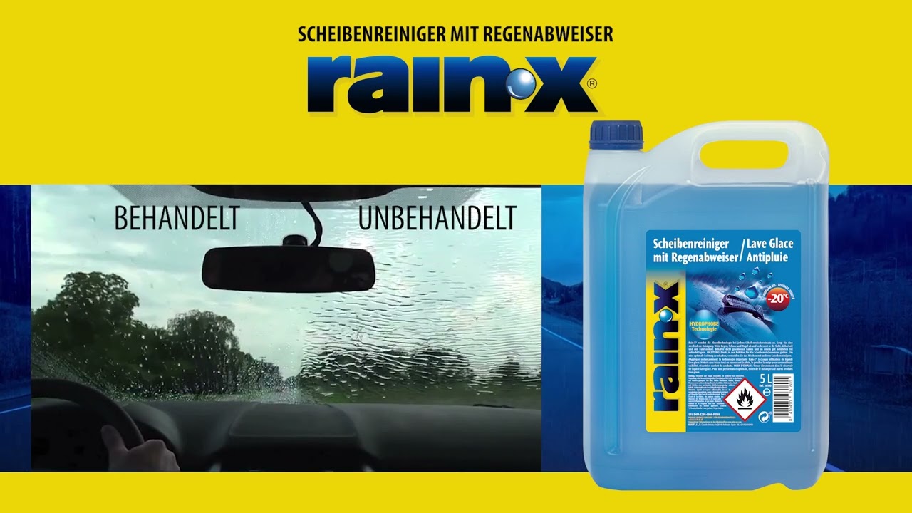 RAIN-X Scheibenreiniger mit Regenabweiser