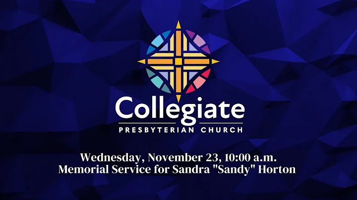 Memorial Service for Sandra Horton