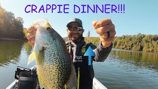 Catching CRAPPIE For DINNER With A LIVE MINNOW And Slip BOBBER! (SIMPLE FISHING!)