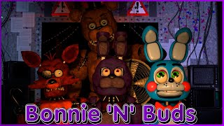 Bonnie, Foxy & Toy Bonnie play FNAF 2 Deluxe (AMAZING FNAF 2 MOD) || Bonnie ‘N’ Buds